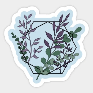 Floral Geometry Sticker